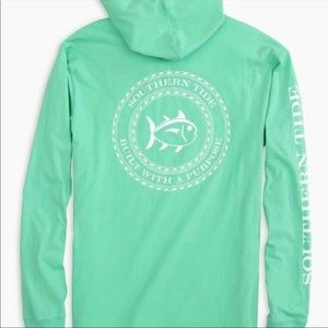 Teal Southern tide pullover.
